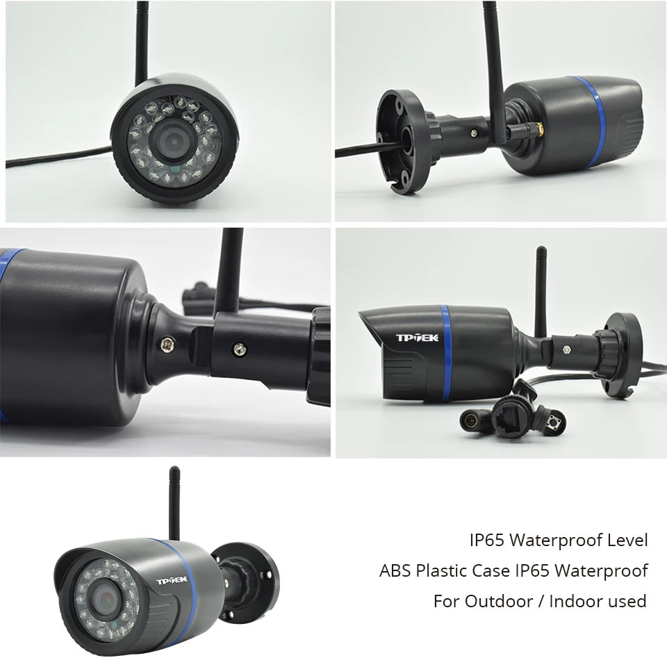 4MP IP Camera WiFi Outdoor Security Camera 1080P Wi Fi Video Surveillance Wireless Wired Wi-Fi CCTV Weatherproof CamHi IP Camara