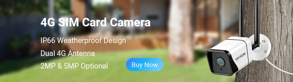 4MP IP Camera WiFi Outdoor Security Camera 1080P Wi Fi Video Surveillance Wireless Wired Wi-Fi CCTV Weatherproof CamHi IP Camara
