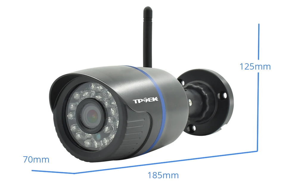 4MP IP Camera WiFi Outdoor Security Camera 1080P Wi Fi Video Surveillance Wireless Wired Wi-Fi CCTV Weatherproof CamHi IP Camara