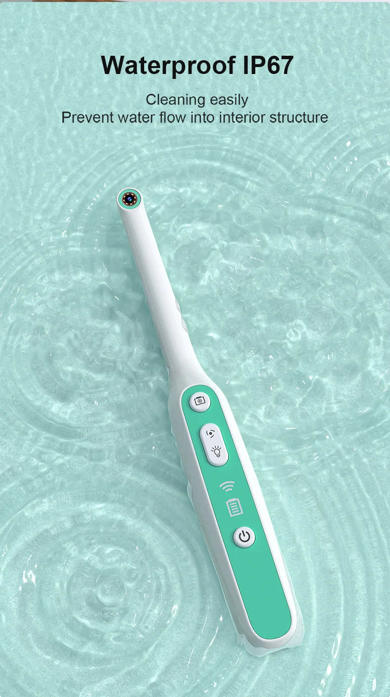 INSKAM Visual Mouth Camera WIFI Mouth Examination Camera IP67 Waterproof 1440P Endoscope Camera 2MP Image System Inspection Tool