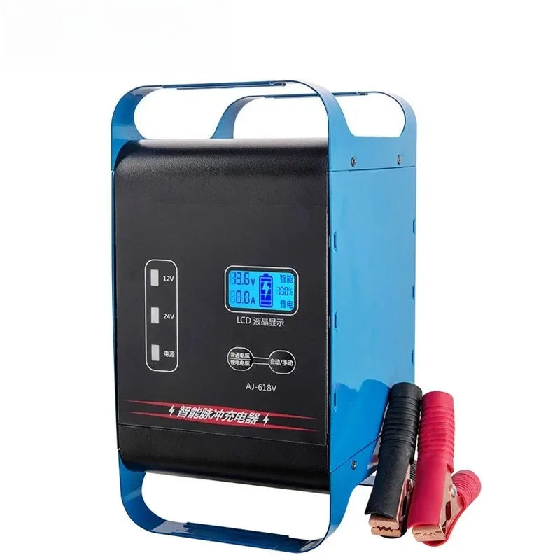 Smart Battery Charger 12V/24V Automotive Battery Charger  400W Quick Charge Battery Charge Device for Car Truck Motorcycle