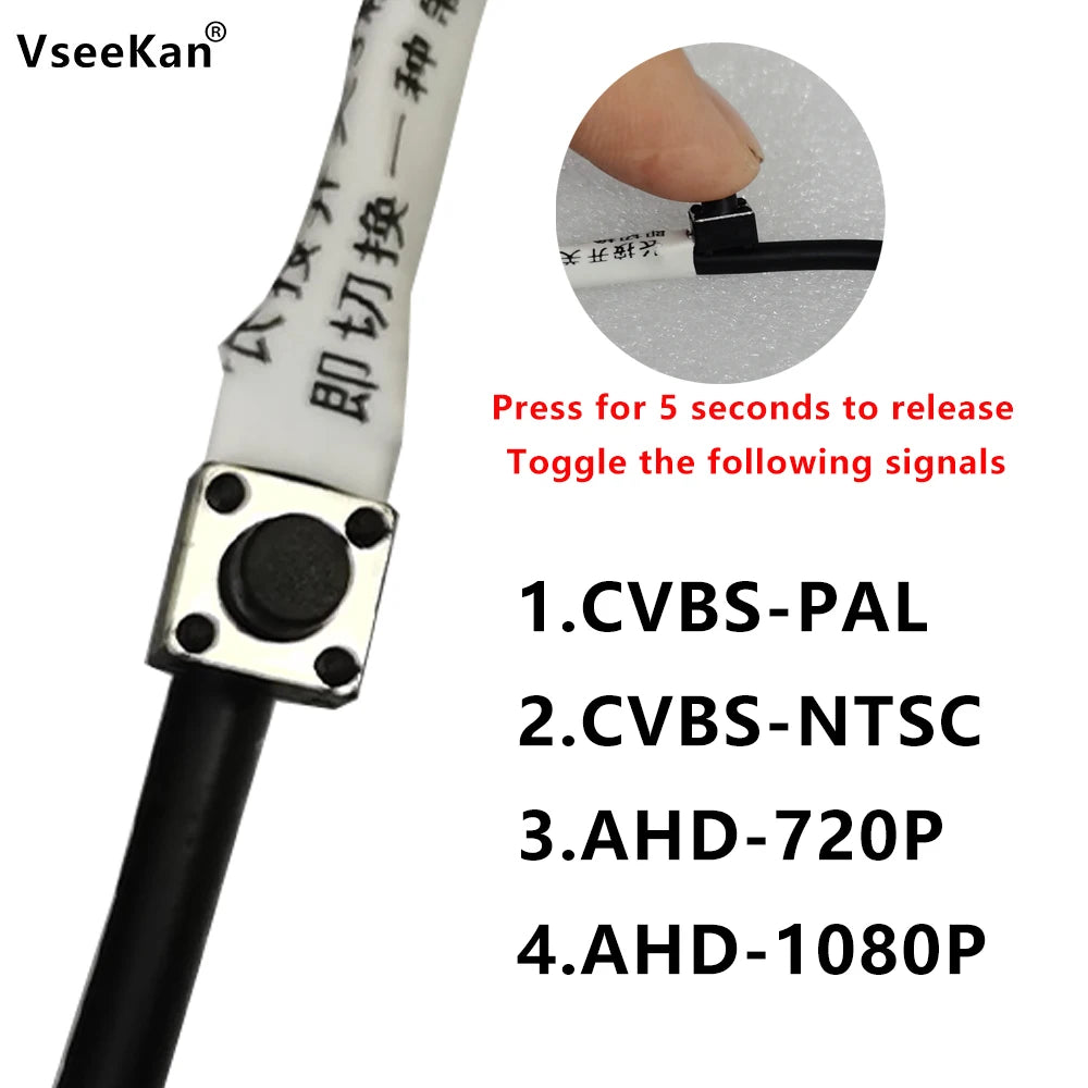 camera for Car 360° panoramic surround view camera cvbs 720p 1080p 2D 3D Front back left right.